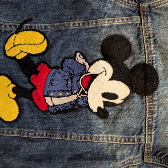 Disney Gap Mickey Mouse Denim Jacket - Picture 3 of 5